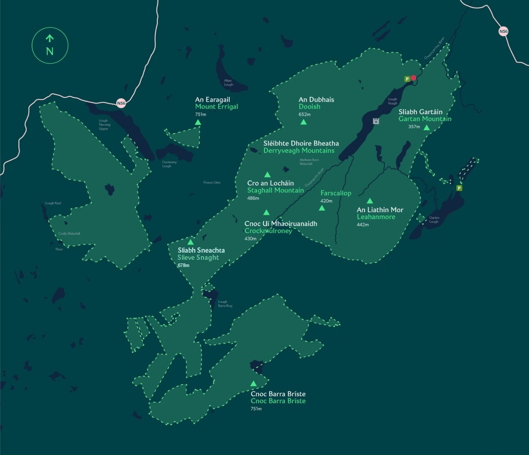 Glenveagh Boundary Map