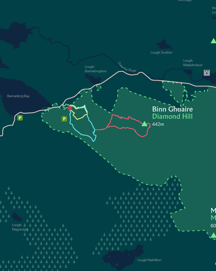 Connemara Trail Map